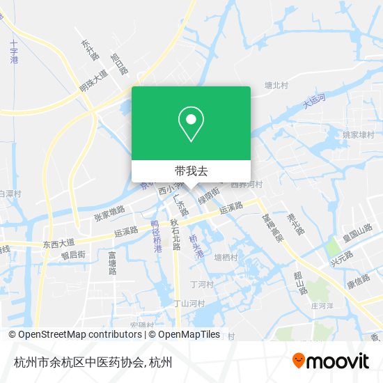 杭州市余杭区中医药协会地图