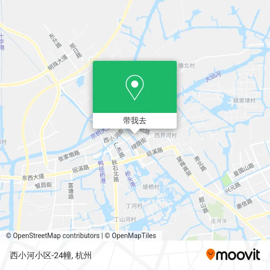西小河小区-24幢地图