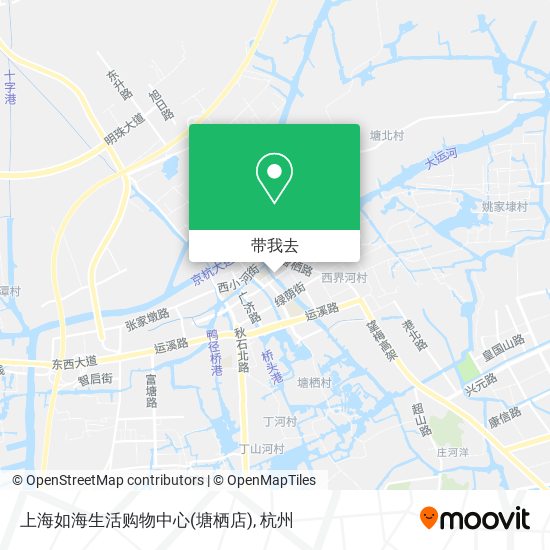 上海如海生活购物中心(塘栖店)地图
