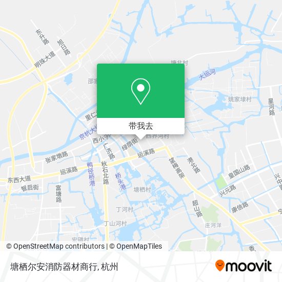塘栖尔安消防器材商行地图