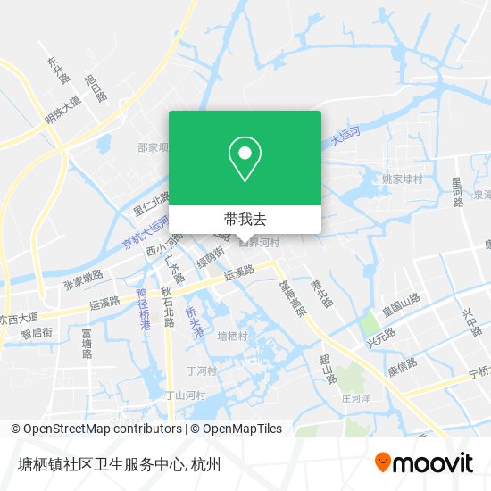 塘栖镇社区卫生服务中心地图