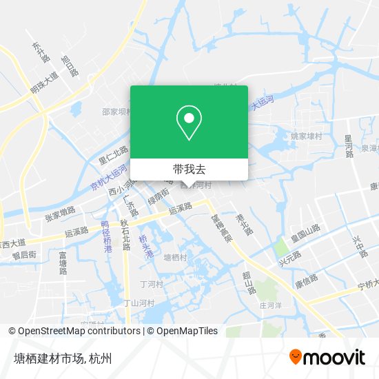 塘栖建材市场地图