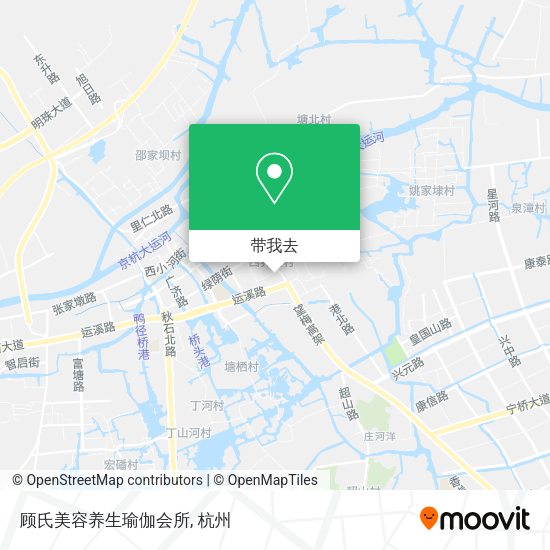 顾氏美容养生瑜伽会所地图