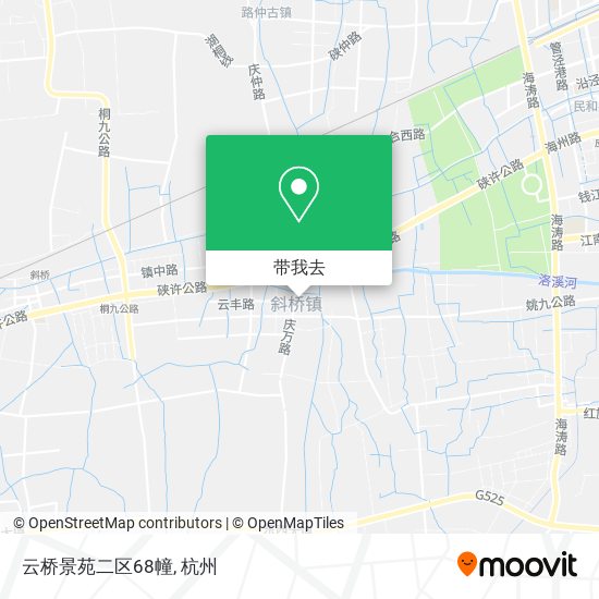 云桥景苑二区68幢地图