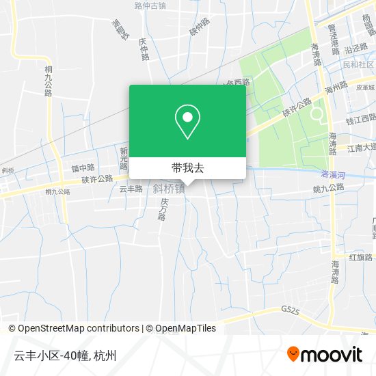 云丰小区-40幢地图