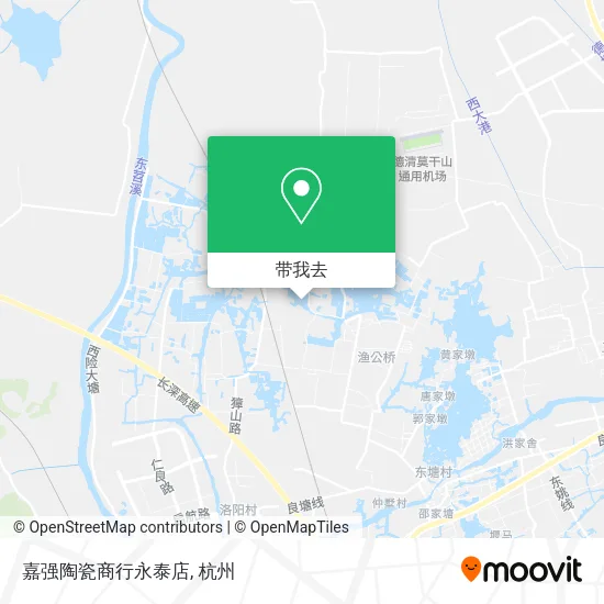 嘉强陶瓷商行永泰店地图