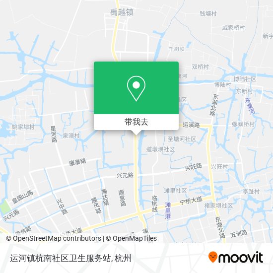 运河镇杭南社区卫生服务站地图