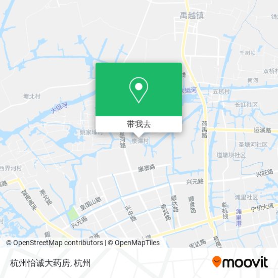 杭州怡诚大药房地图