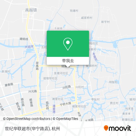 世纪华联超市(华宁路店)地图