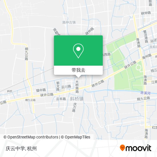 庆云中学地图