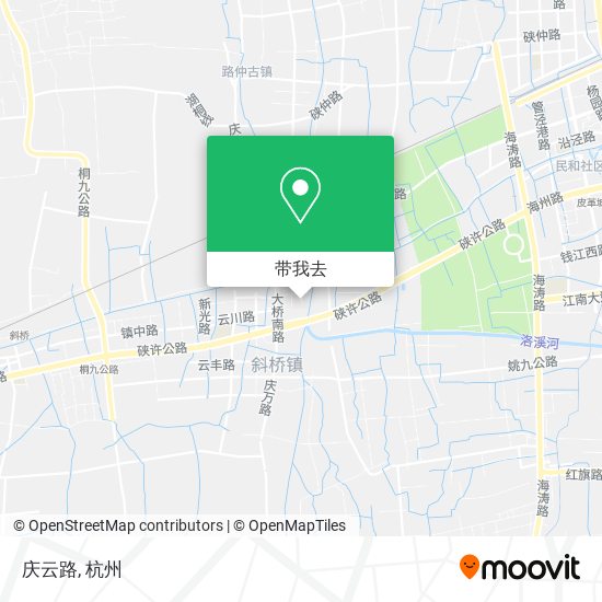 庆云路地图