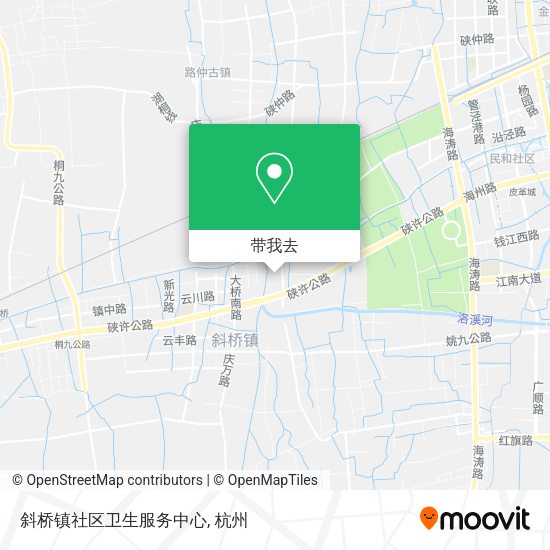 斜桥镇社区卫生服务中心地图