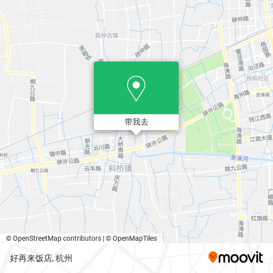好再来饭店地图