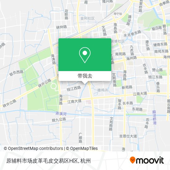原辅料市场皮革毛皮交易区H区地图