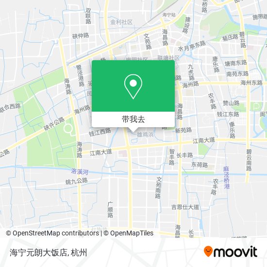 海宁元朗大饭店地图