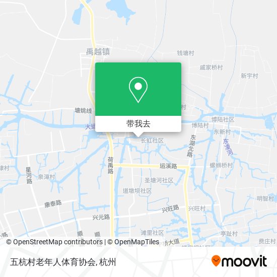 五杭村老年人体育协会地图