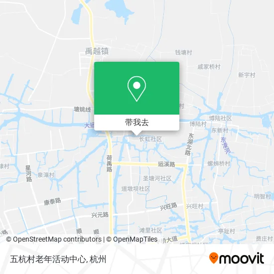 五杭村老年活动中心地图