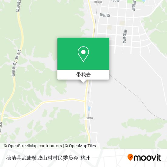 德清县武康镇城山村村民委员会地图