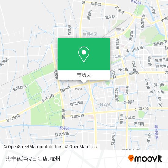海宁德禧假日酒店地图