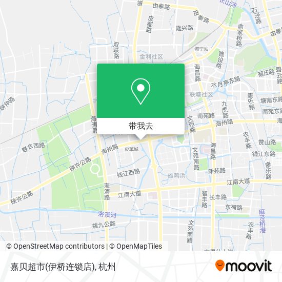 嘉贝超市(伊桥连锁店)地图