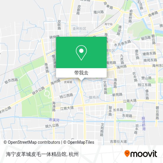 海宁皮革城皮毛一体精品馆地图