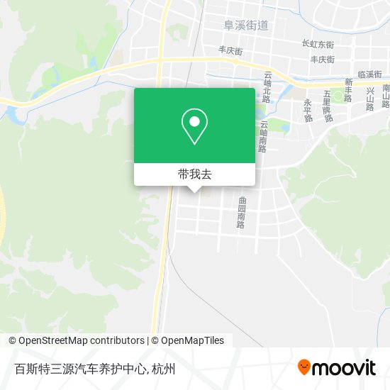 百斯特三源汽车养护中心地图