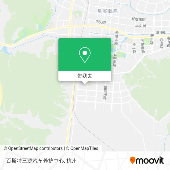 百斯特三源汽车养护中心地图