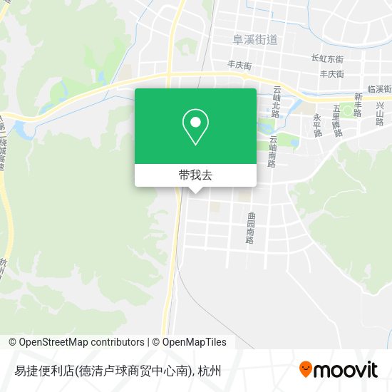 易捷便利店(德清卢球商贸中心南)地图
