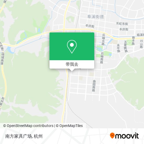 南方家具广场地图