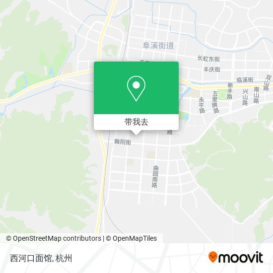 西河口面馆地图