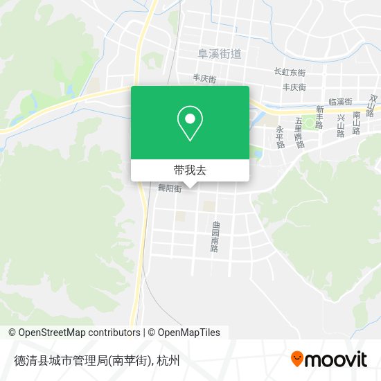 德清县城市管理局(南苹街)地图
