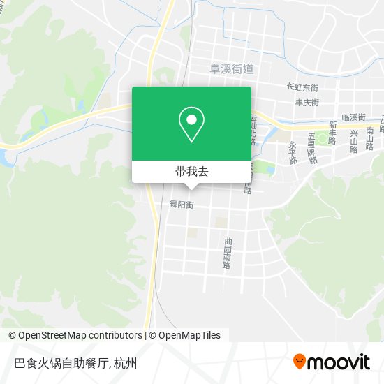 巴食火锅自助餐厅地图