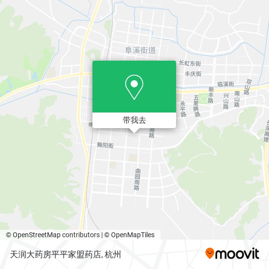 天润大药房平平家盟药店地图