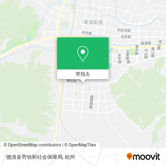 德清县劳动和社会保障局地图