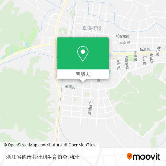 浙江省德清县计划生育协会地图