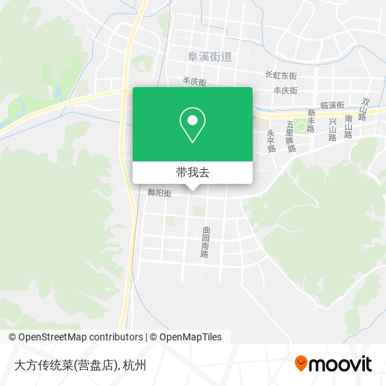 大方传统菜(营盘店)地图