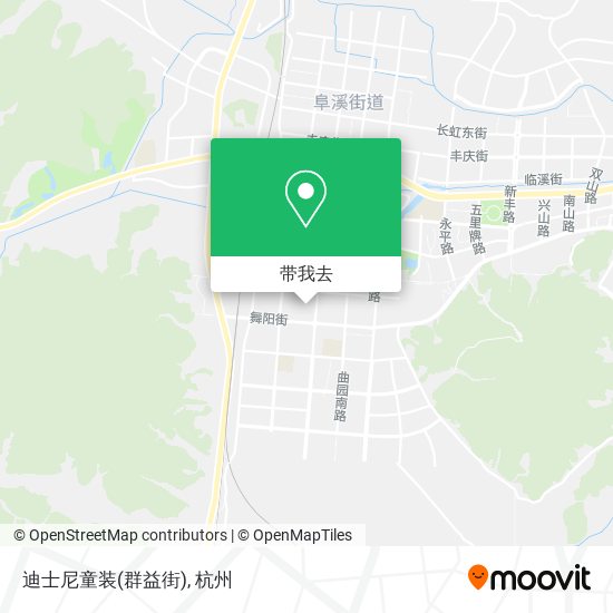 迪士尼童装(群益街)地图