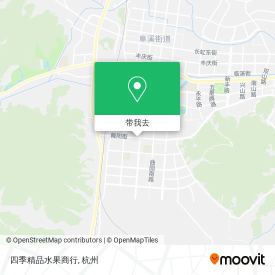 四季精品水果商行地图