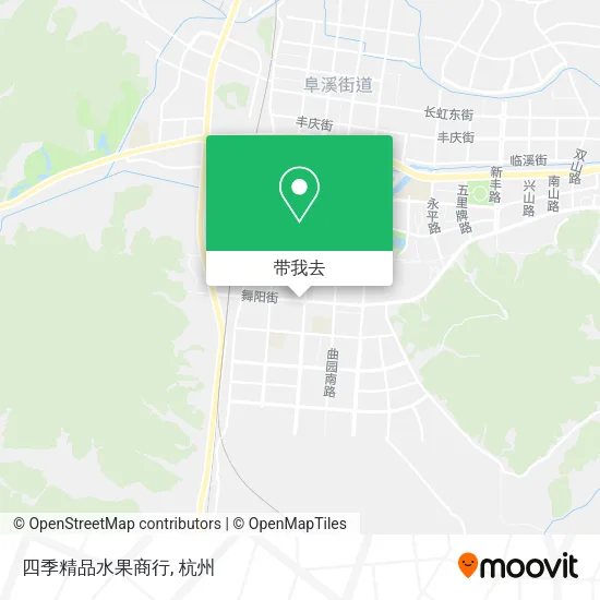 四季精品水果商行地图