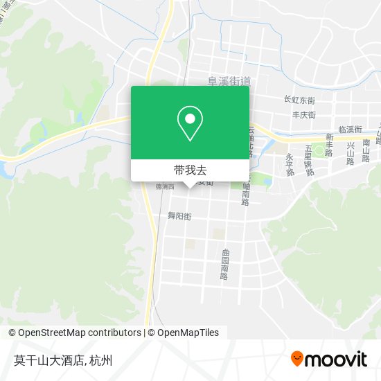 莫干山大酒店地图