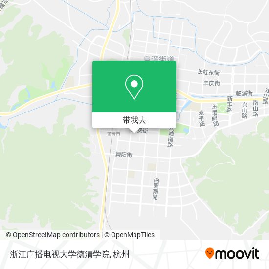 浙江广播电视大学德清学院地图