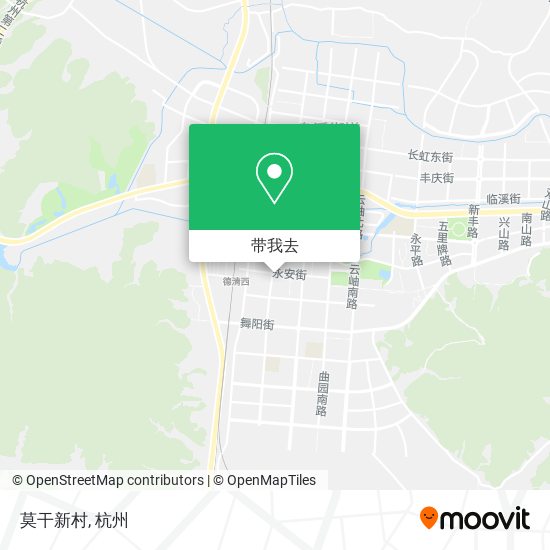 莫干新村地图