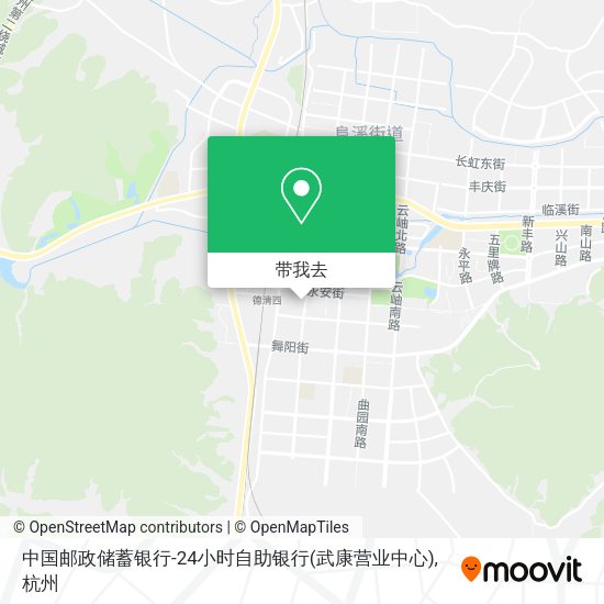 中国邮政储蓄银行-24小时自助银行(武康营业中心)地图