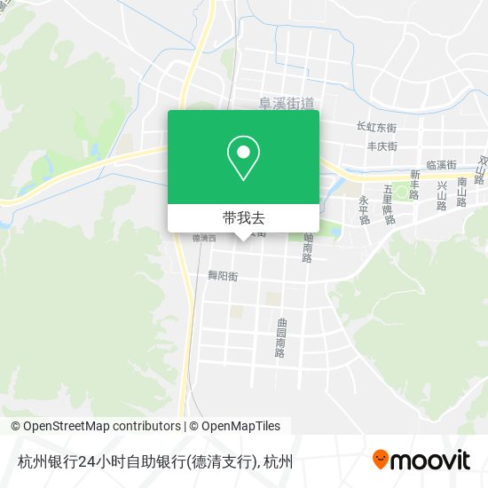 杭州银行24小时自助银行(德清支行)地图