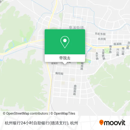杭州银行24小时自助银行(德清支行)地图