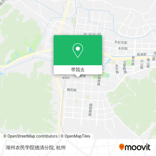 湖州农民学院德清分院地图