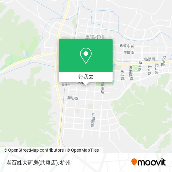 老百姓大药房(武康店)地图