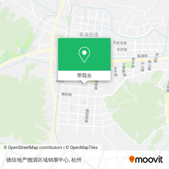 德信地产德清区域销展中心地图