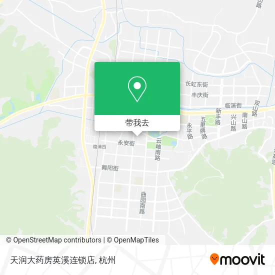 天润大药房英溪连锁店地图