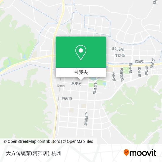 大方传统菜(河滨店)地图